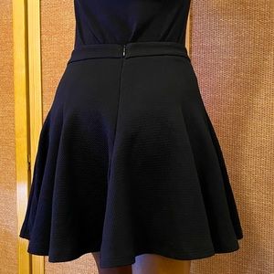 Black skater (circle) skirt